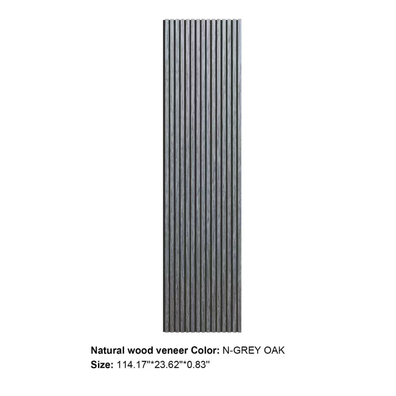 N-Grey Oak Acoustic Wall Panel