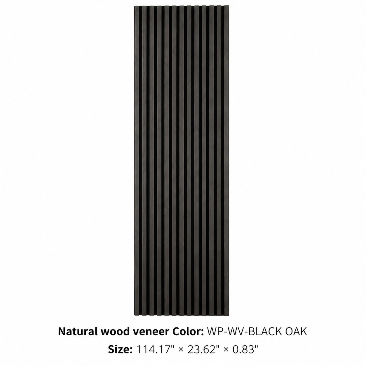 WP-WV-BLACK OAK Slat Wall Panel