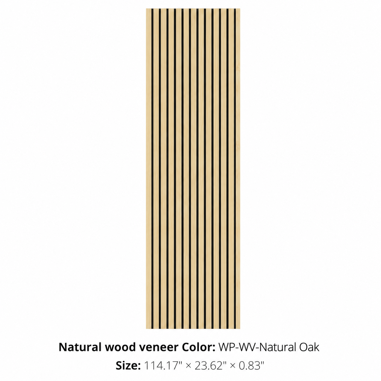 WP-WV-Natural Oak Slat Wall Panel