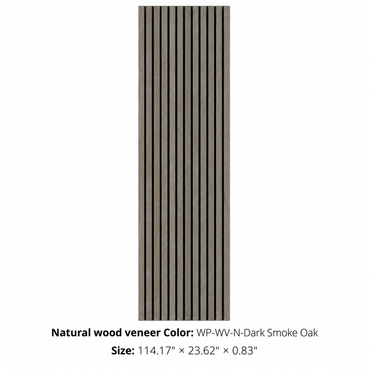N-Dark Smoke Oak Acoustic Wall Panel