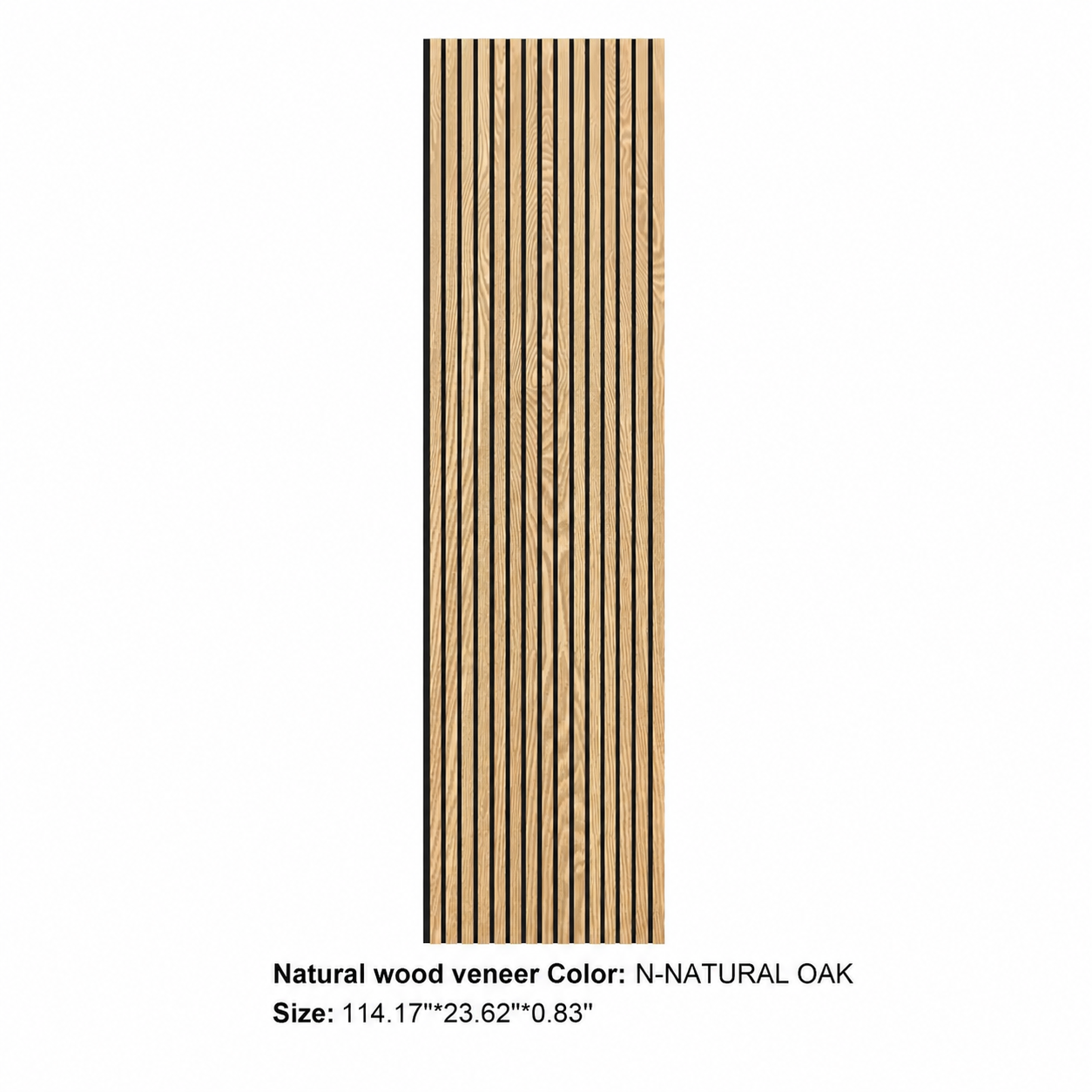 N-Natural Oak Acoustic Wall Panel