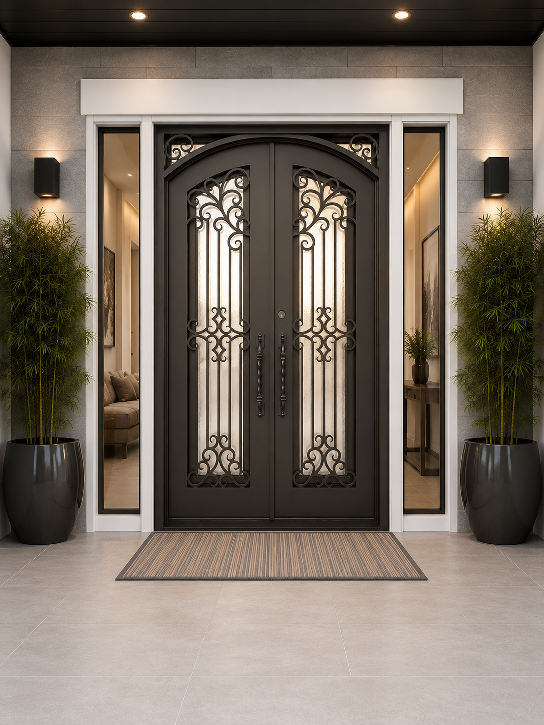 #08 LUX Wrought Iron Door