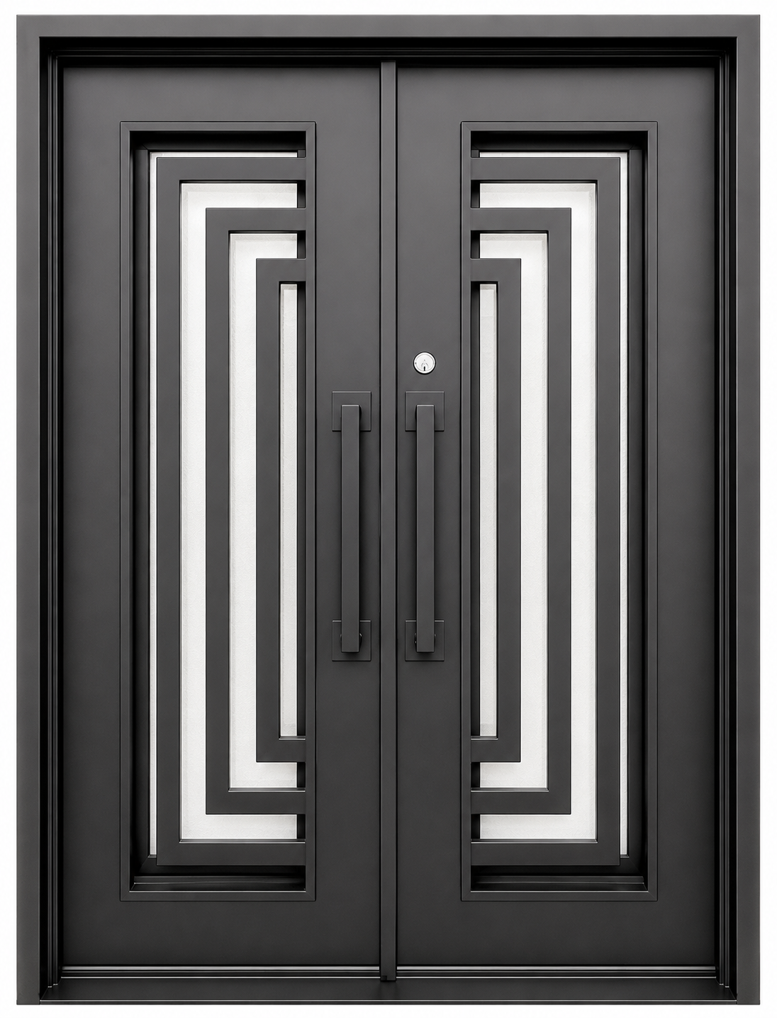 #01 Prosper Wrought Iron Door