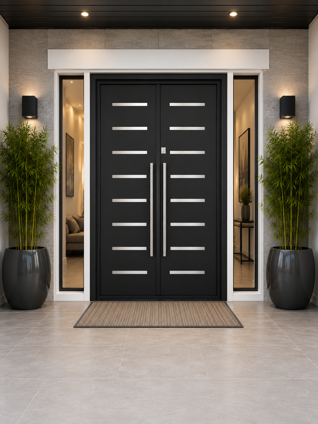 #07 Celina Wrought Iron Door