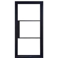 #05 3-LITE Modern Wrought Iron Door
