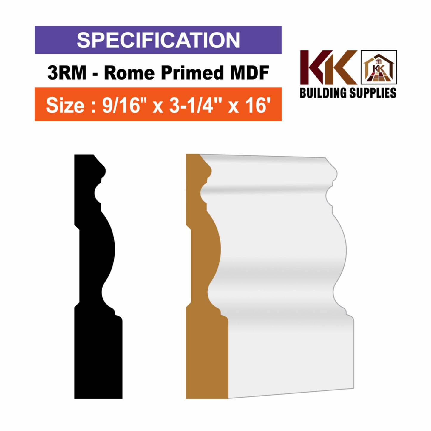 ROME-MDF PRIMED