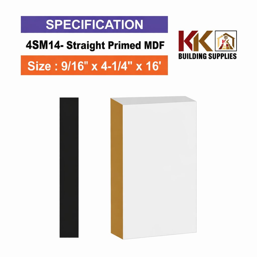 STRAIGHT-MDF PRIMED