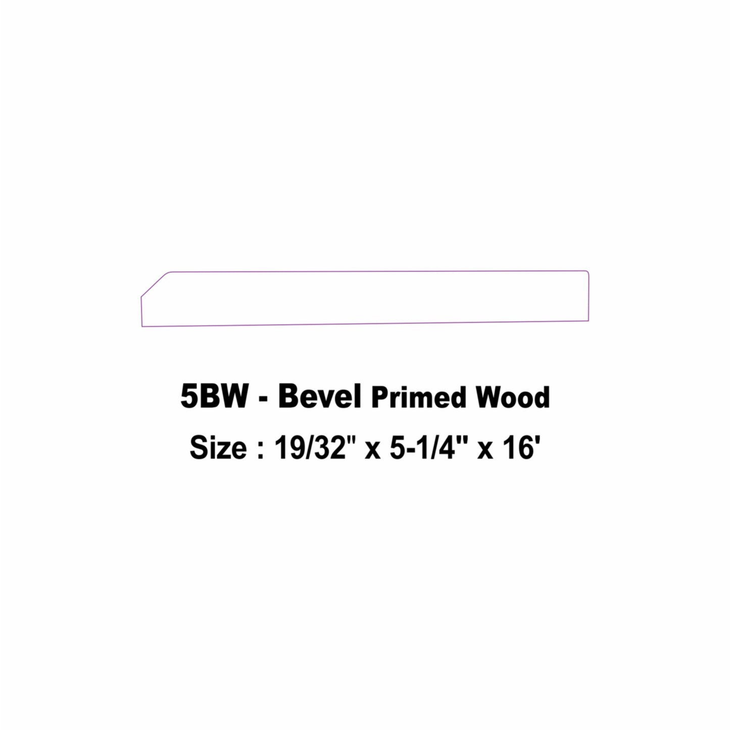 BEVEL-MDF PRIMED