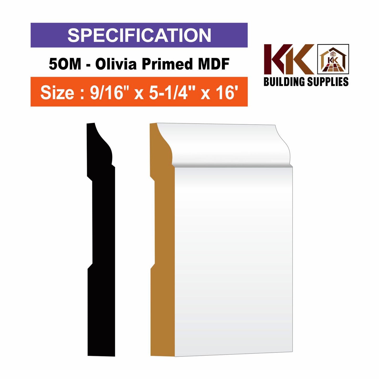 OLIVA-MDF PRIMED