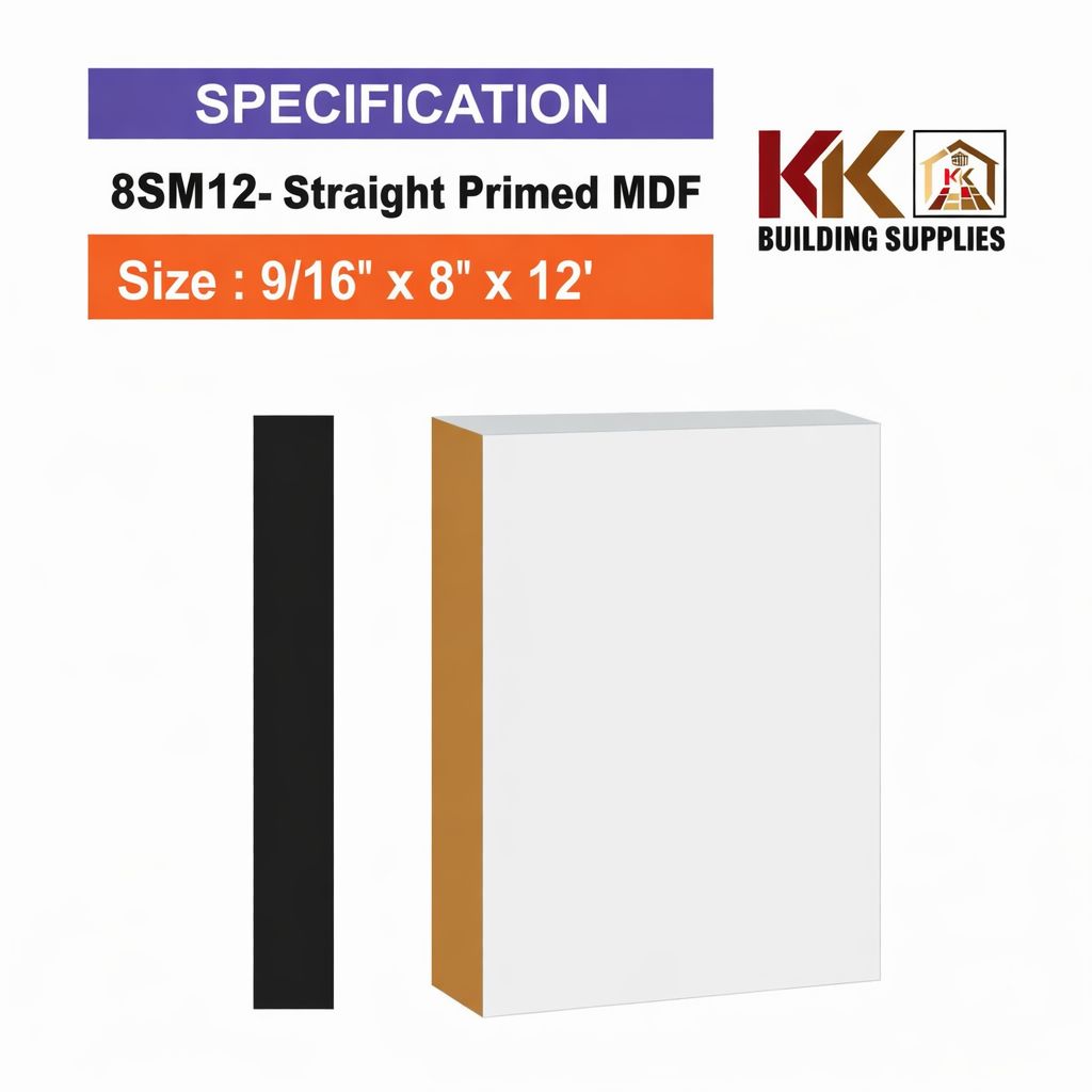 STRAIGHT-MDF PRIMED