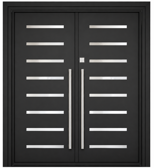 #07 Celina Wrought Iron Door