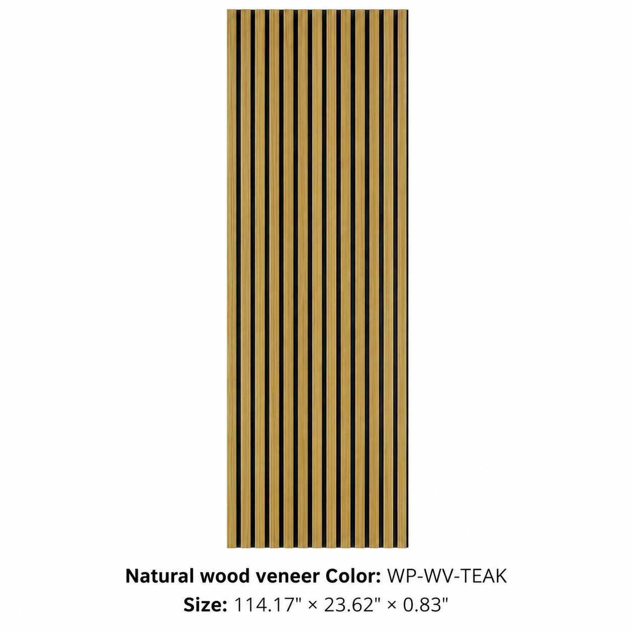 WP-WV-TEAK Slat Wall Panel