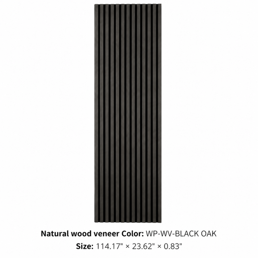 WP-WV-BLACK OAK Slat Wall Panel