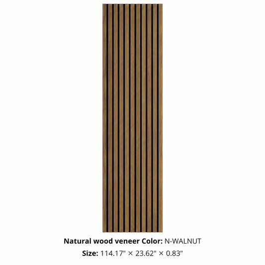 N-Walnut Acoustic Wall Panel