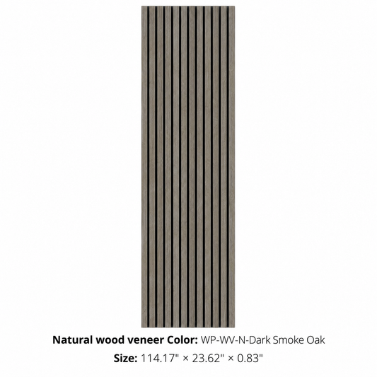 N-Dark Smoke Oak Acoustic Wall Panel