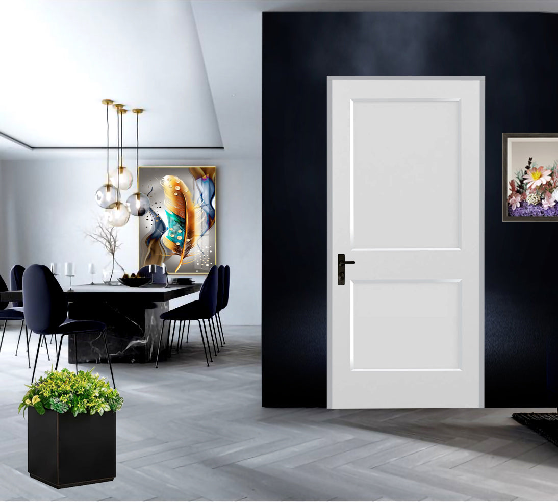 MILAN-2 Panel Interior Door SLAB & PREHUNG (RH/LH/ND)
