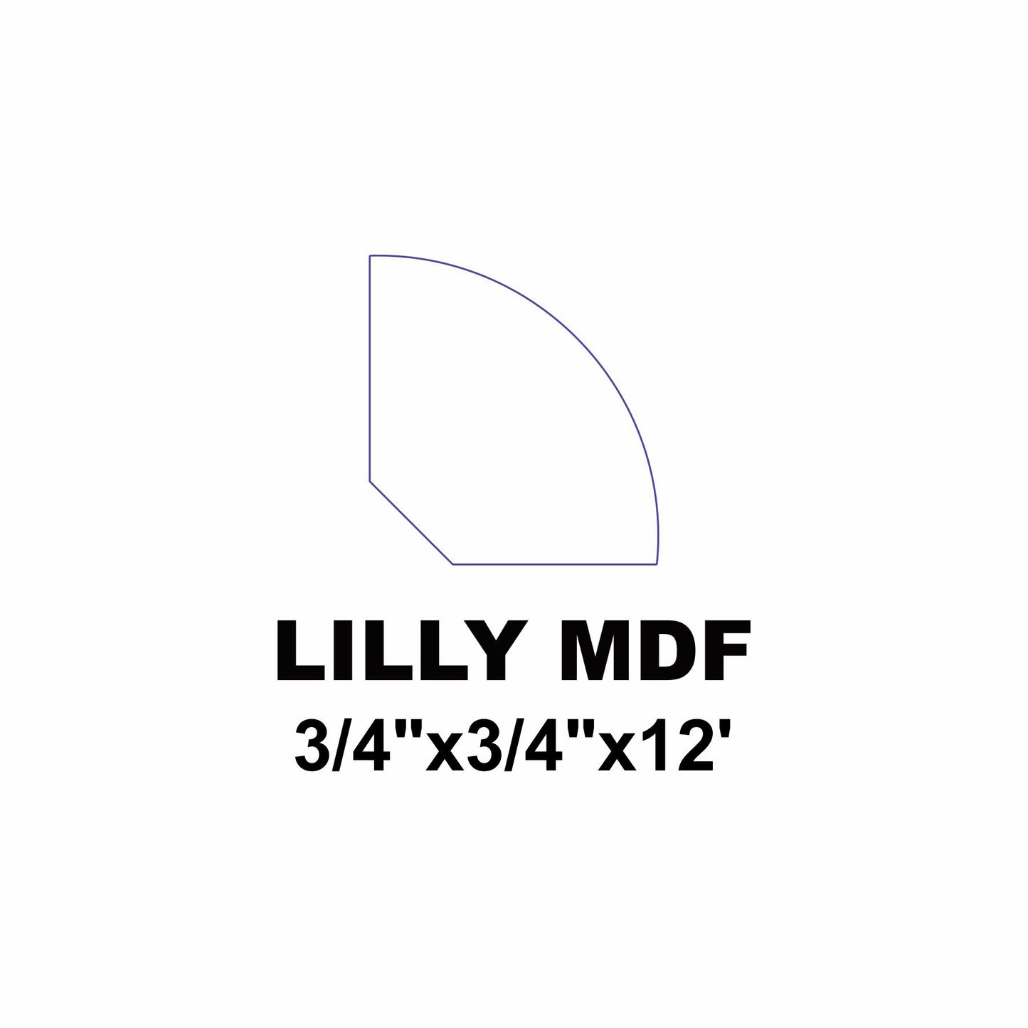 QUARTER ROUND-MDF PRIMED