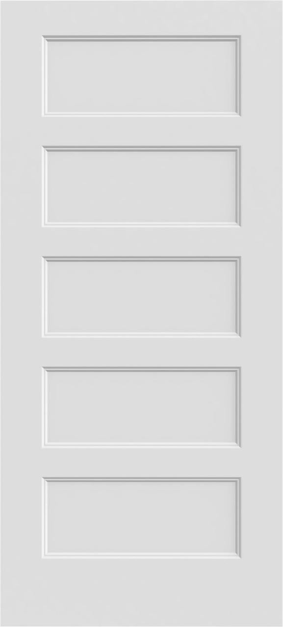 OXFORD-5 Panel Interior Door SLAB & PREHUNG (RH/LH/ND)
