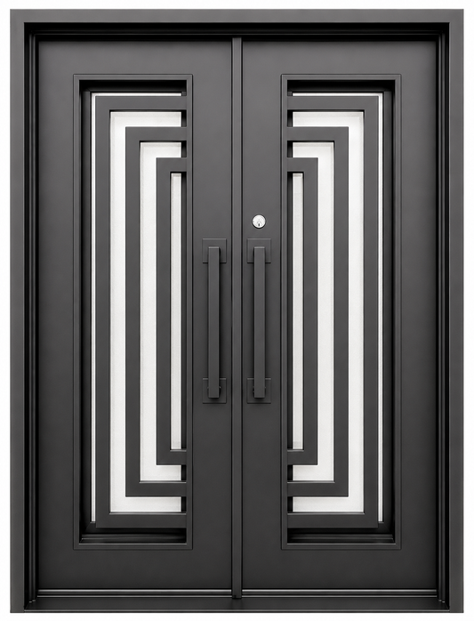 #01 Prosper Wrought Iron Door