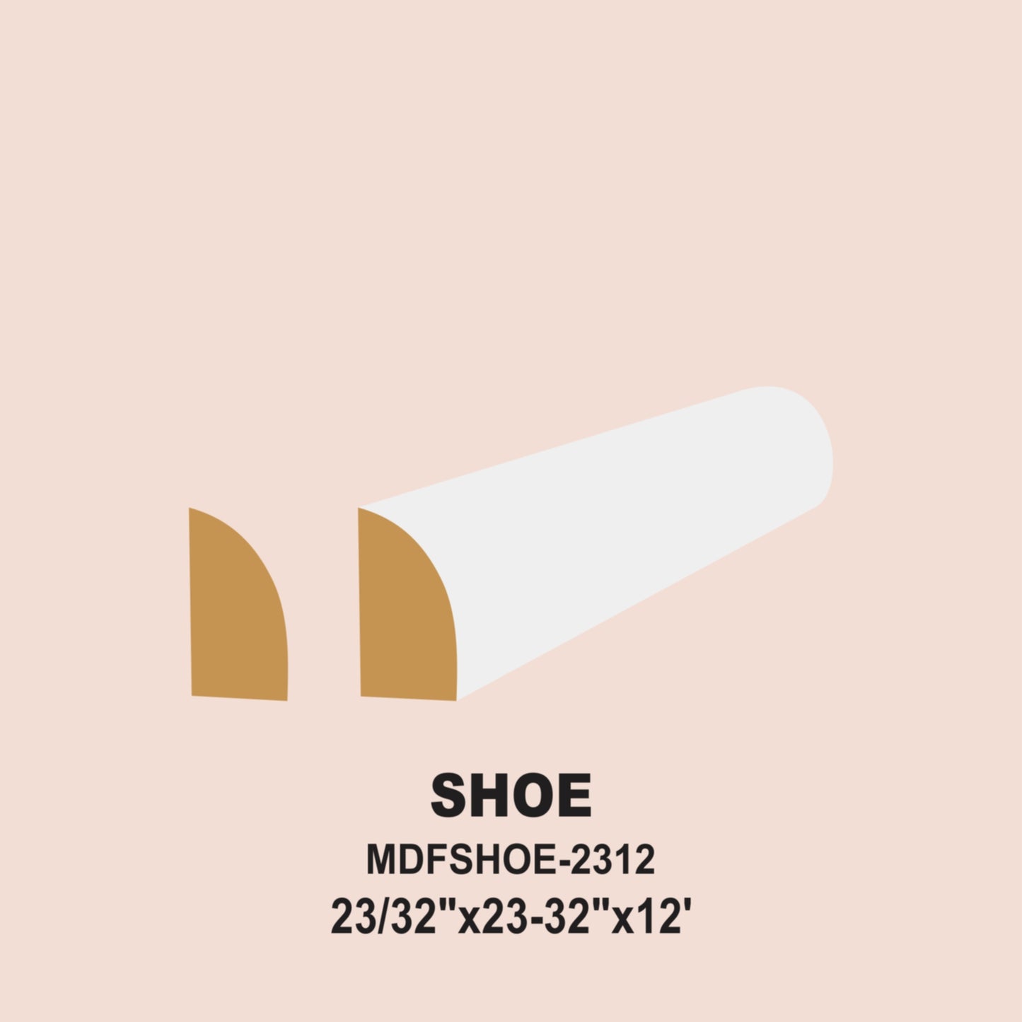 SHOE MOULDING  MDF SMALL