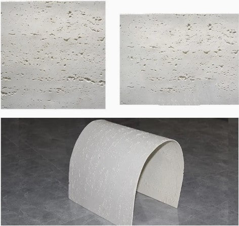 SS-DB008 WHITE FLEXIBLE SOFT STONE WALL PANEL