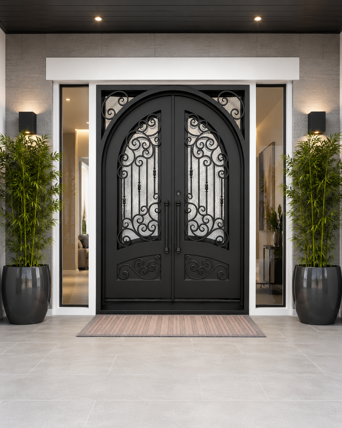 #03 Victoria Wrought Iron Door