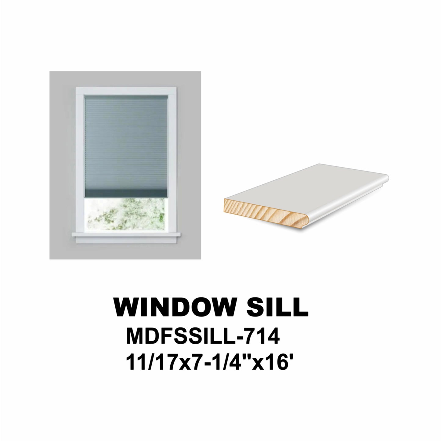 WINDOW SILL-MDF PRIMED