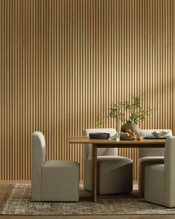 Drew & Jonathan Home™ Grainmatch Oak Acoustic Slat Wall Panel